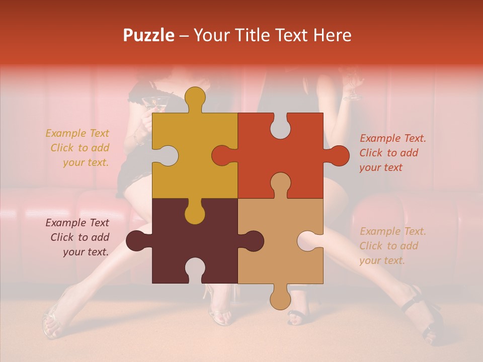 Bar Friends Smile PowerPoint Template