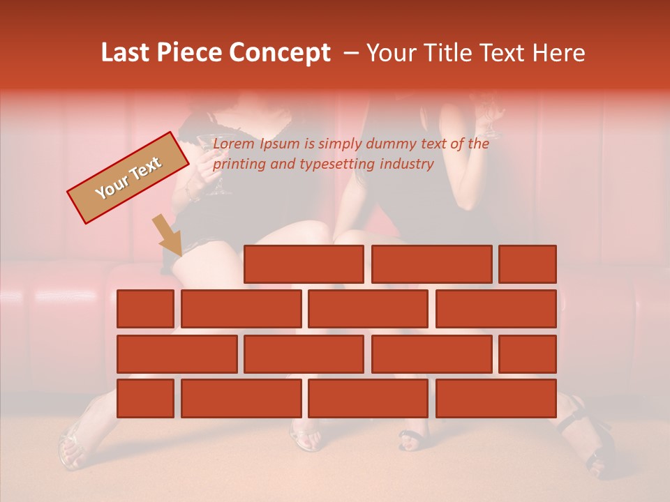 Bar Friends Smile PowerPoint Template
