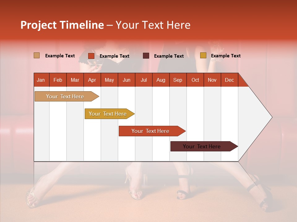 Bar Friends Smile PowerPoint Template