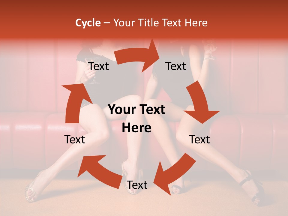 Bar Friends Smile PowerPoint Template