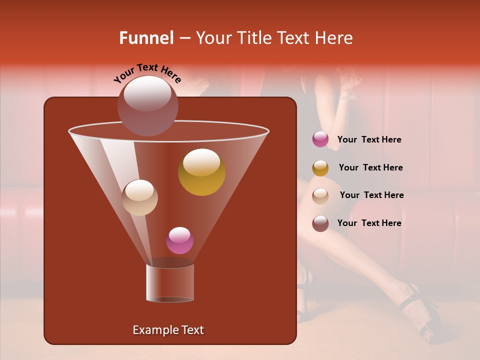 Bar Friends Smile PowerPoint Template