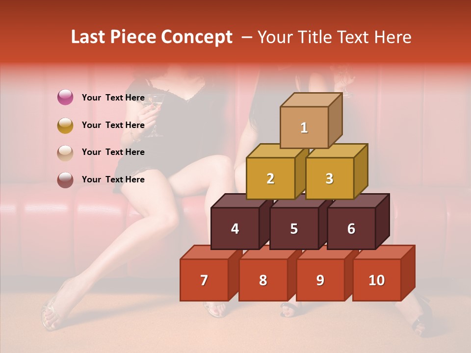 Bar Friends Smile PowerPoint Template