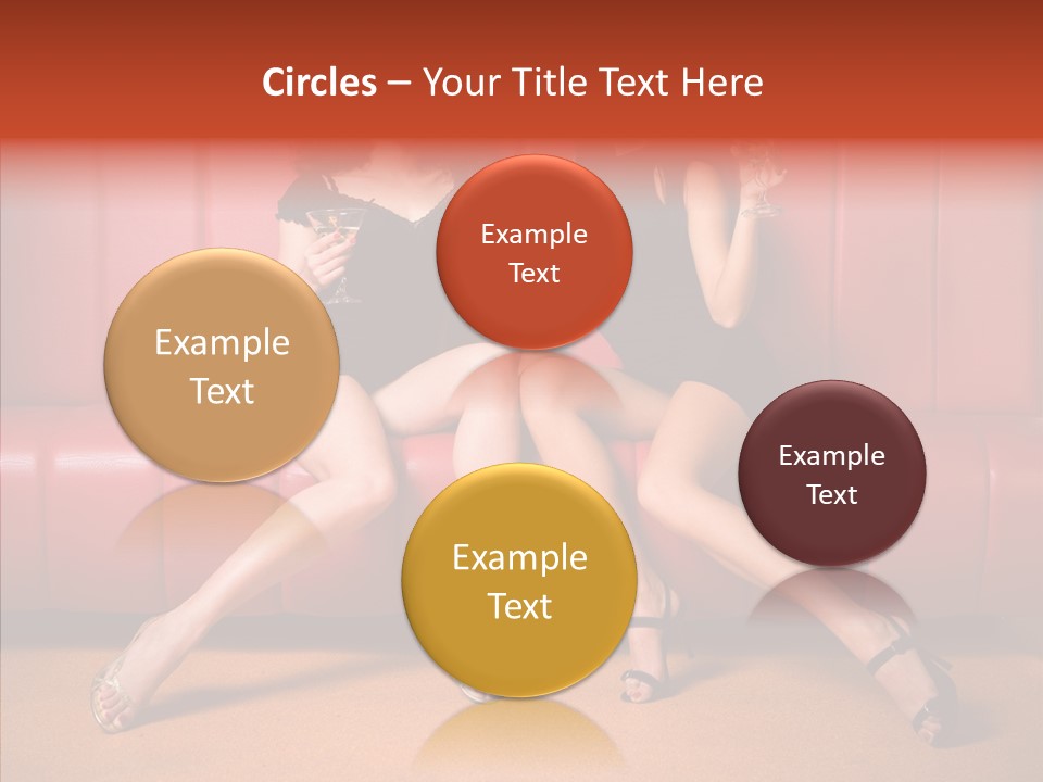 Bar Friends Smile PowerPoint Template