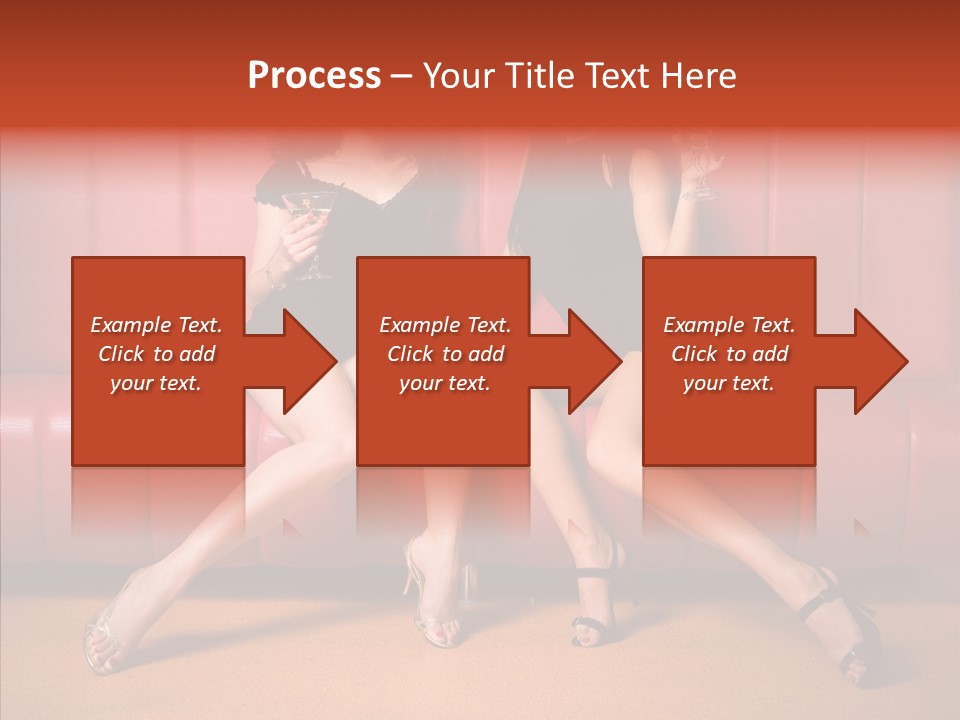Bar Friends Smile PowerPoint Template