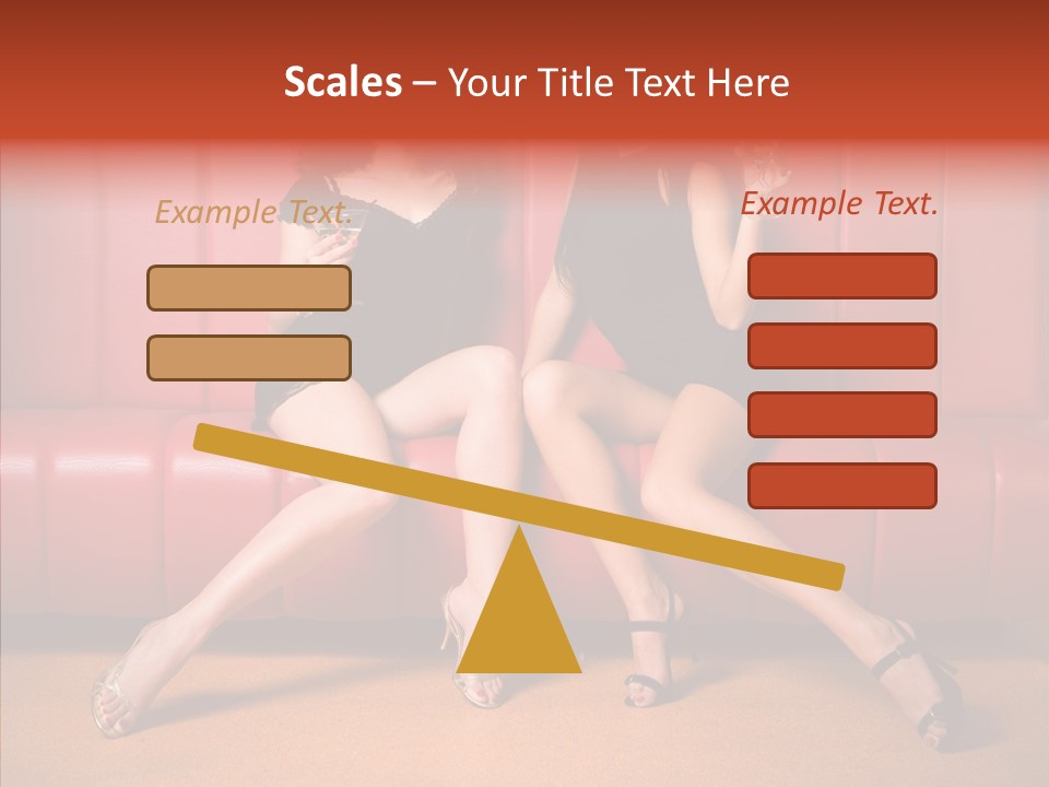 Bar Friends Smile PowerPoint Template