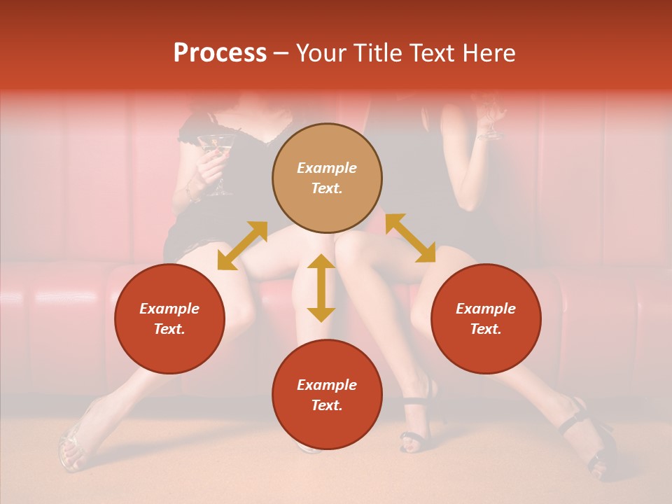 Bar Friends Smile PowerPoint Template