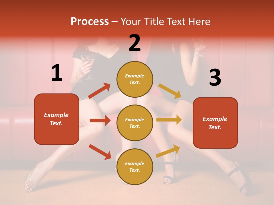 Bar Friends Smile PowerPoint Template