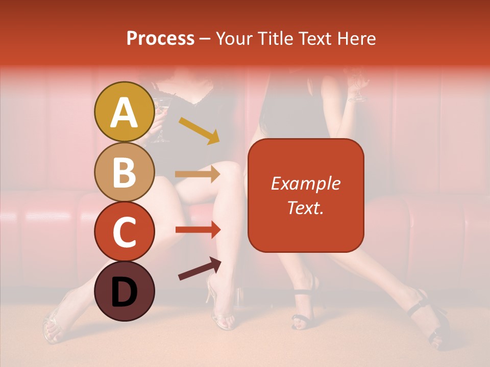 Bar Friends Smile PowerPoint Template
