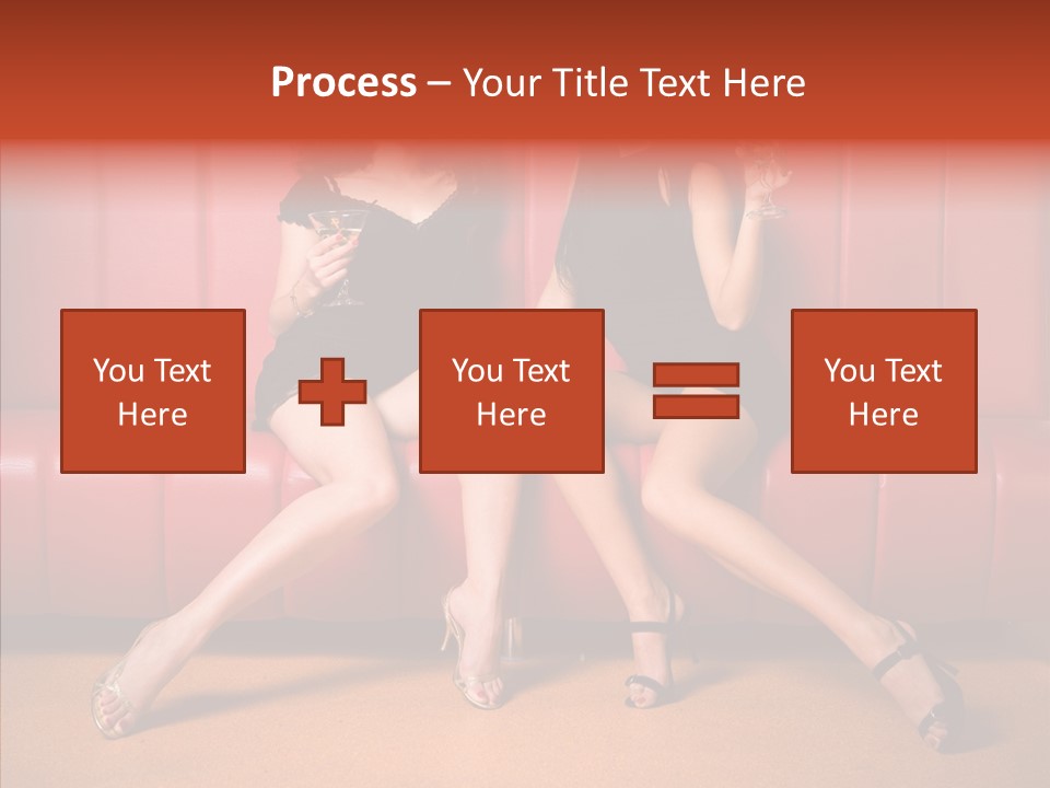 Bar Friends Smile PowerPoint Template