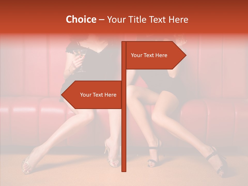 Bar Friends Smile PowerPoint Template