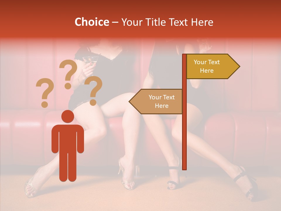 Bar Friends Smile PowerPoint Template