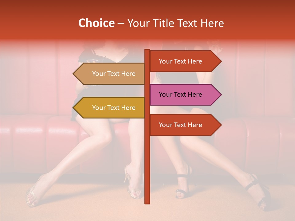Bar Friends Smile PowerPoint Template