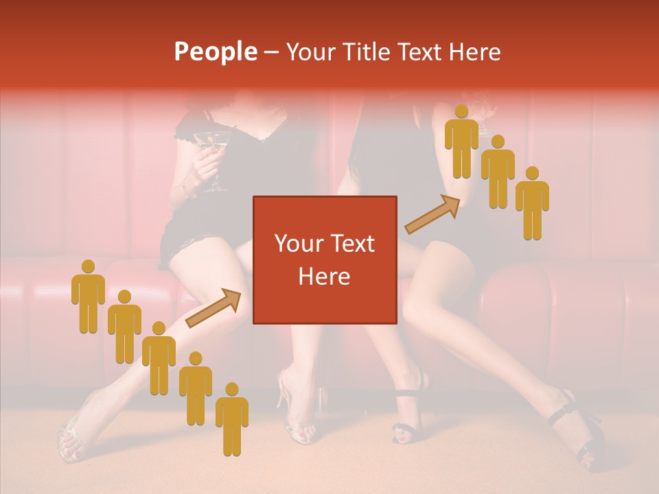 Bar Friends Smile PowerPoint Template