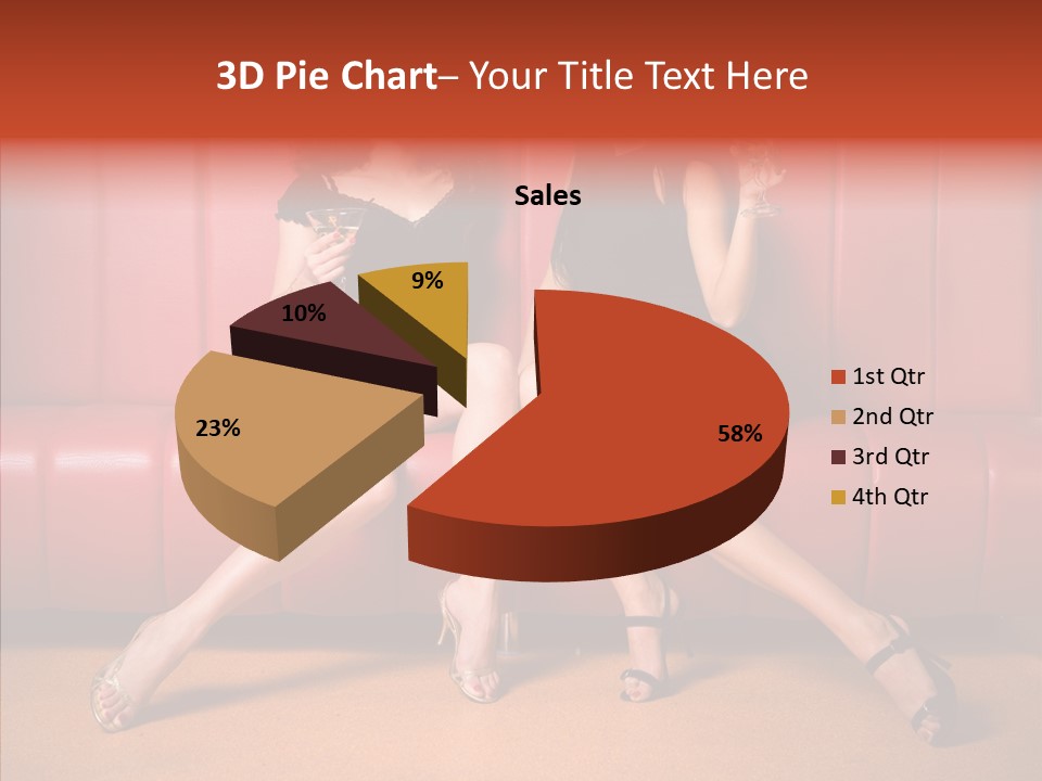 Bar Friends Smile PowerPoint Template