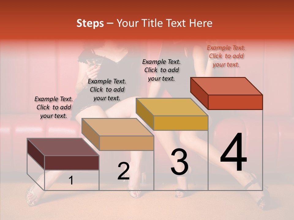 Bar Friends Smile PowerPoint Template