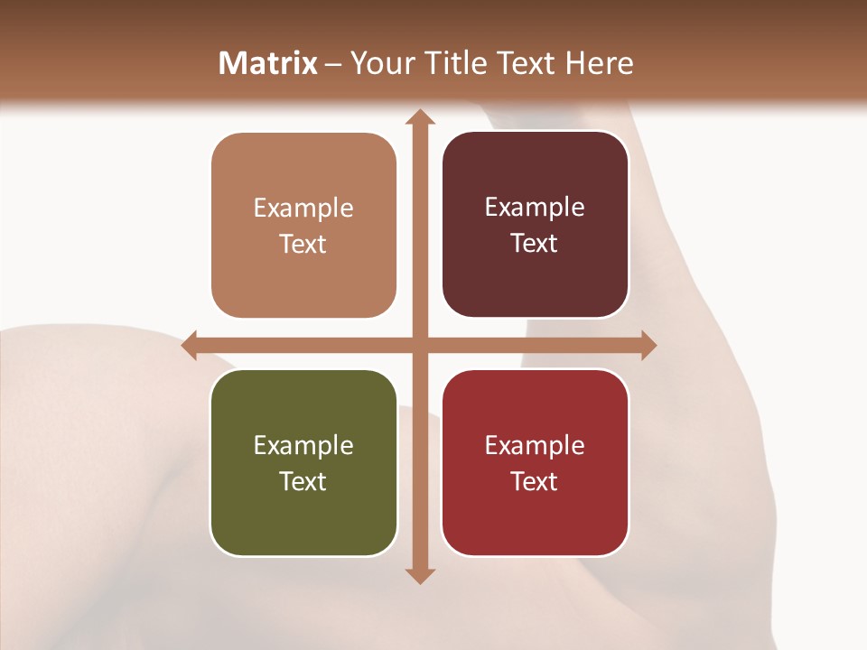 Young Hand Powerful PowerPoint Template