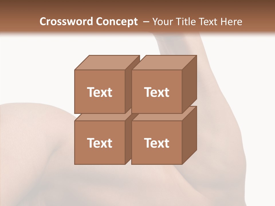 Young Hand Powerful PowerPoint Template