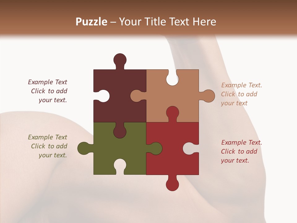 Young Hand Powerful PowerPoint Template