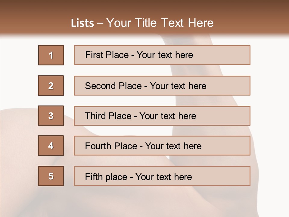 Young Hand Powerful PowerPoint Template