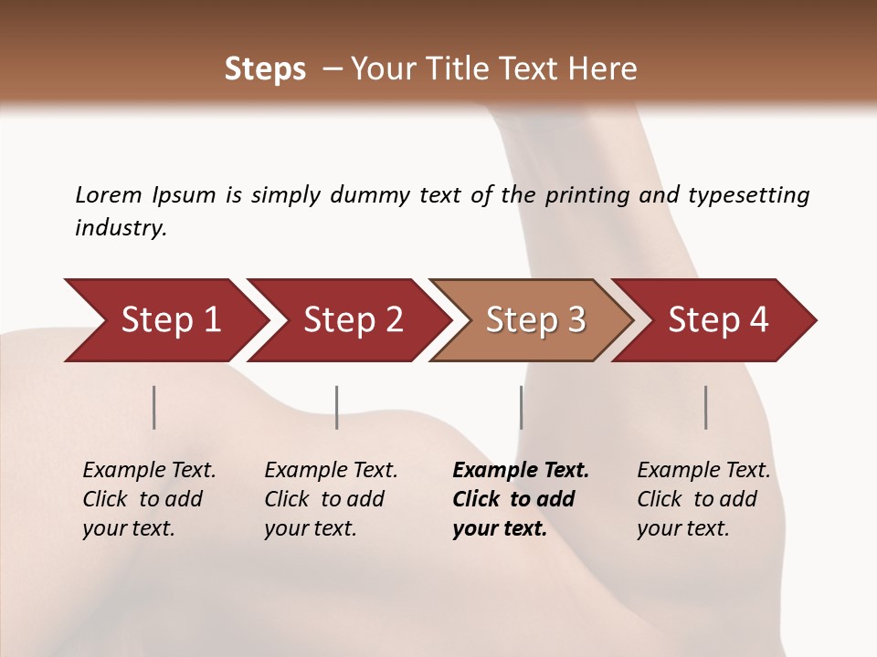 Young Hand Powerful PowerPoint Template