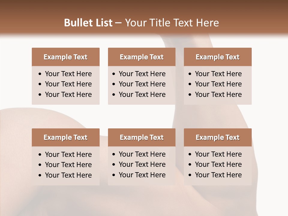 Young Hand Powerful PowerPoint Template