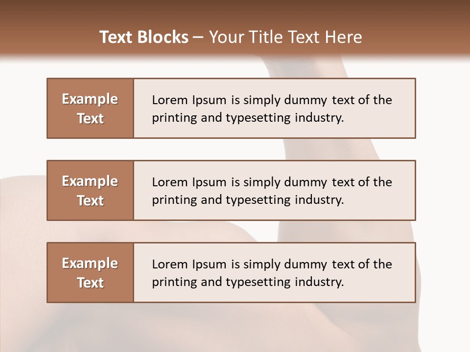 Young Hand Powerful PowerPoint Template