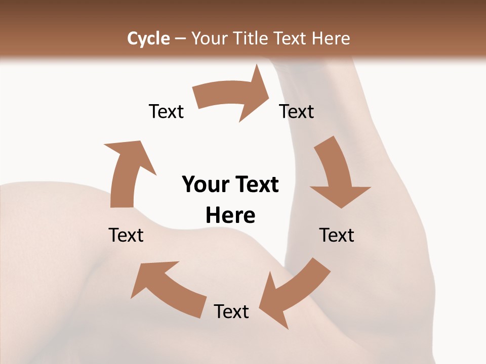 Young Hand Powerful PowerPoint Template