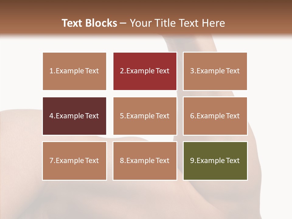 Young Hand Powerful PowerPoint Template