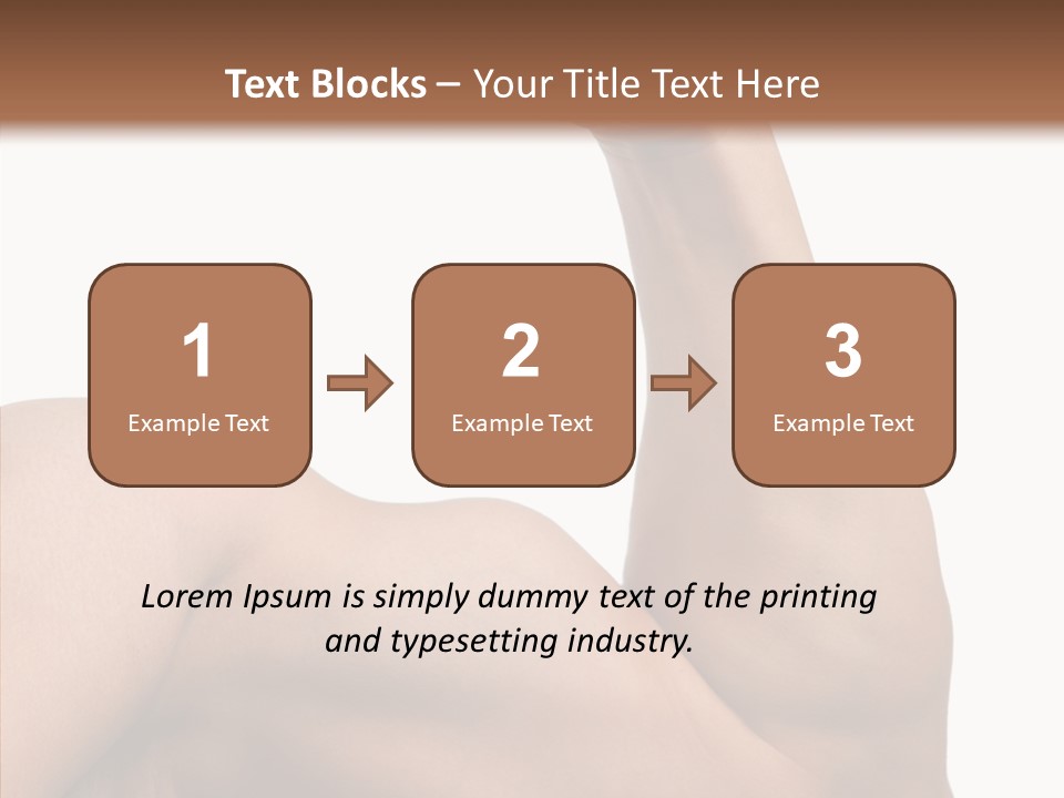 Young Hand Powerful PowerPoint Template