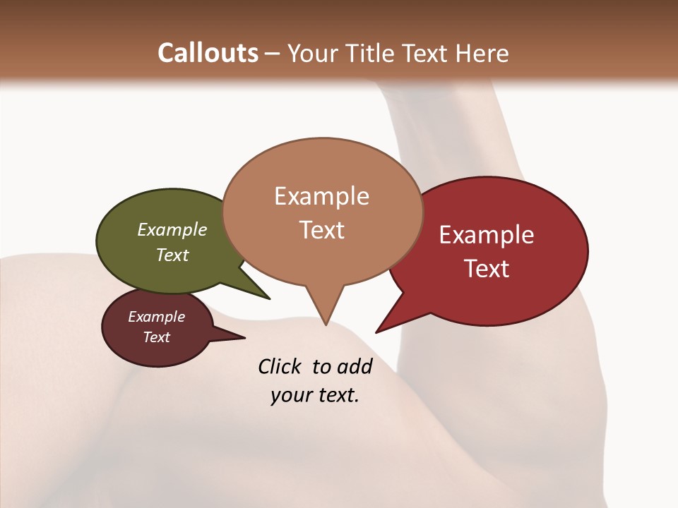 Young Hand Powerful PowerPoint Template