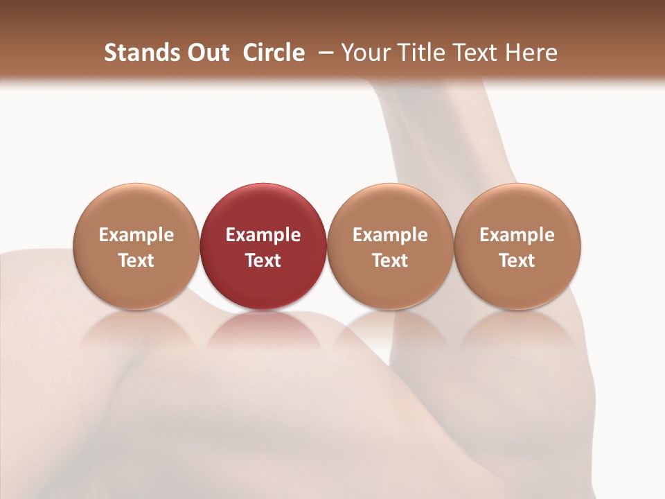 Young Hand Powerful PowerPoint Template