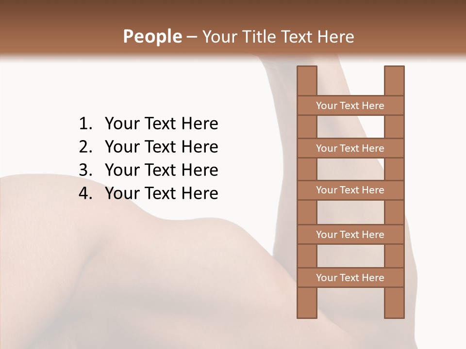 Young Hand Powerful PowerPoint Template