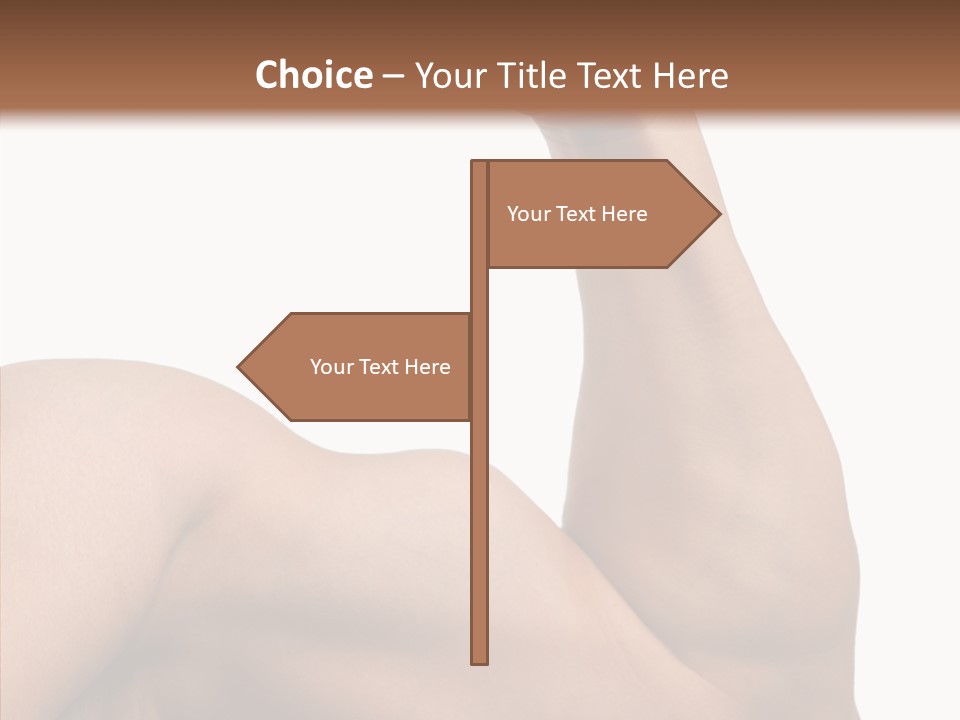 Young Hand Powerful PowerPoint Template