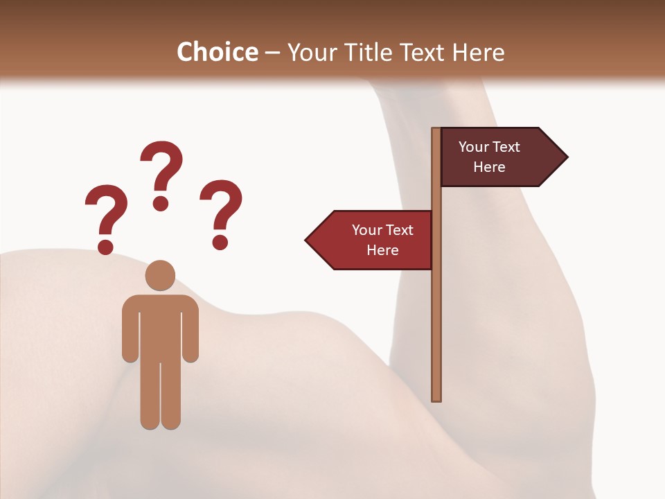 Young Hand Powerful PowerPoint Template