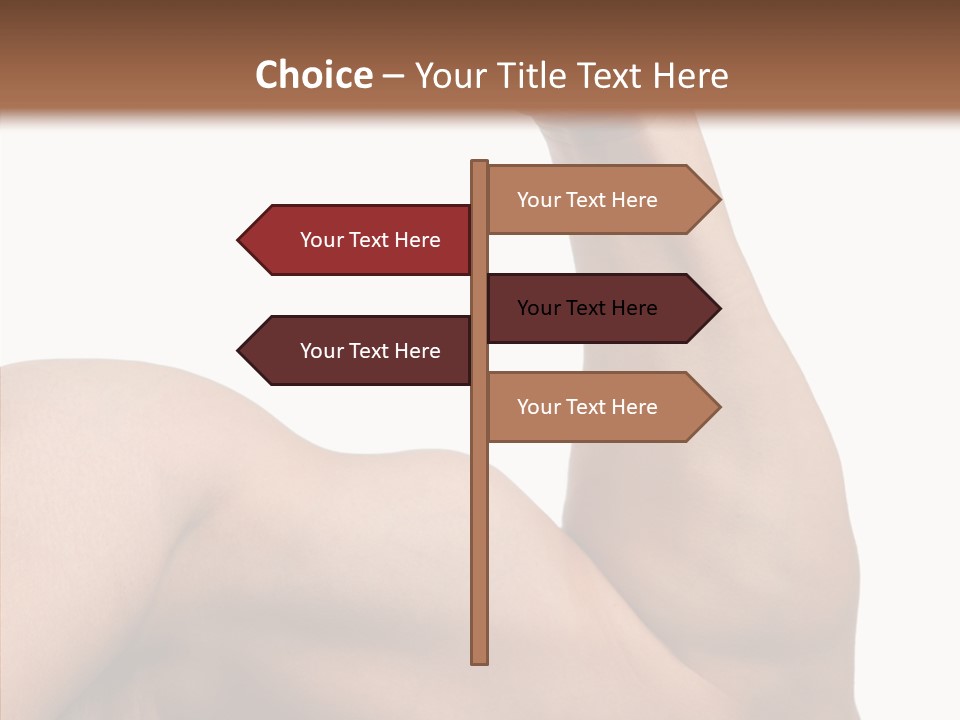 Young Hand Powerful PowerPoint Template