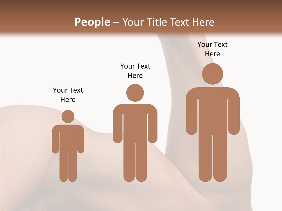 Young Hand Powerful PowerPoint Template