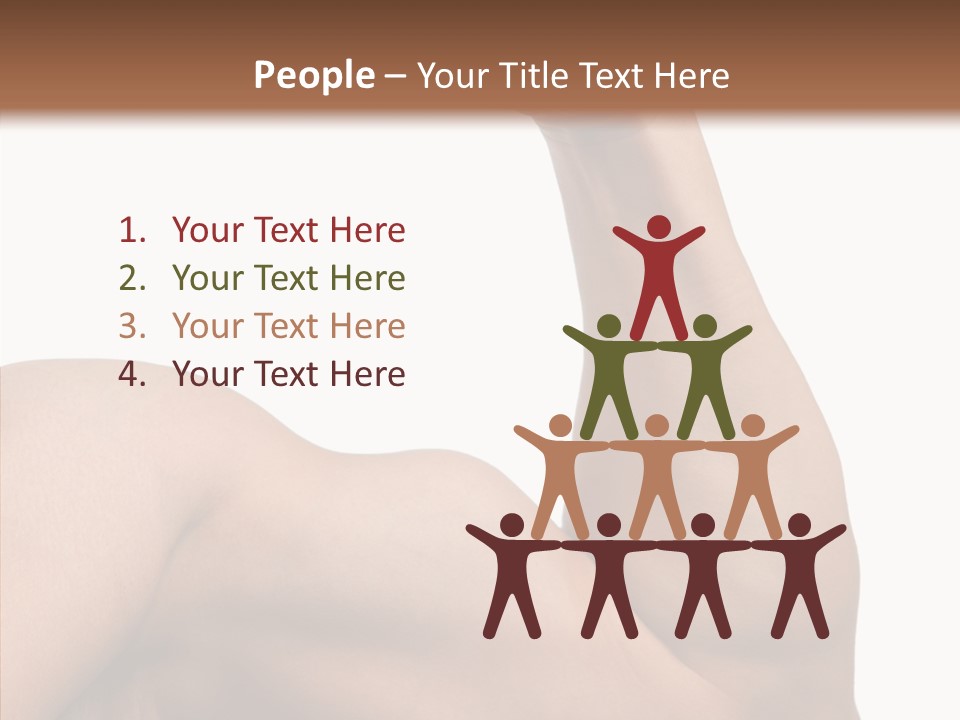 Young Hand Powerful PowerPoint Template