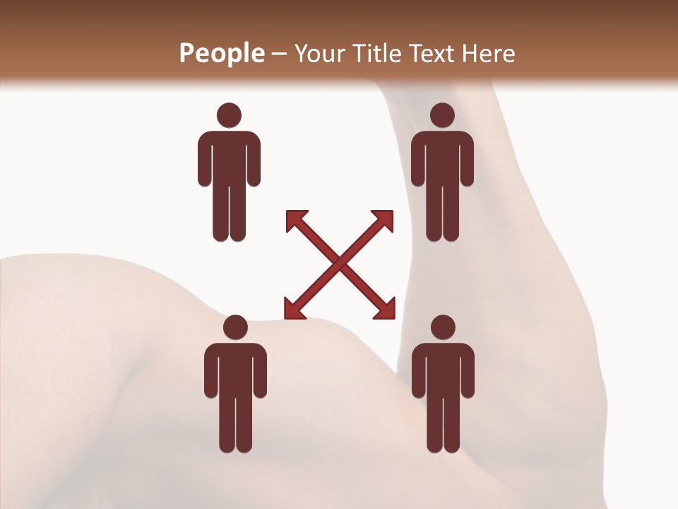 Young Hand Powerful PowerPoint Template