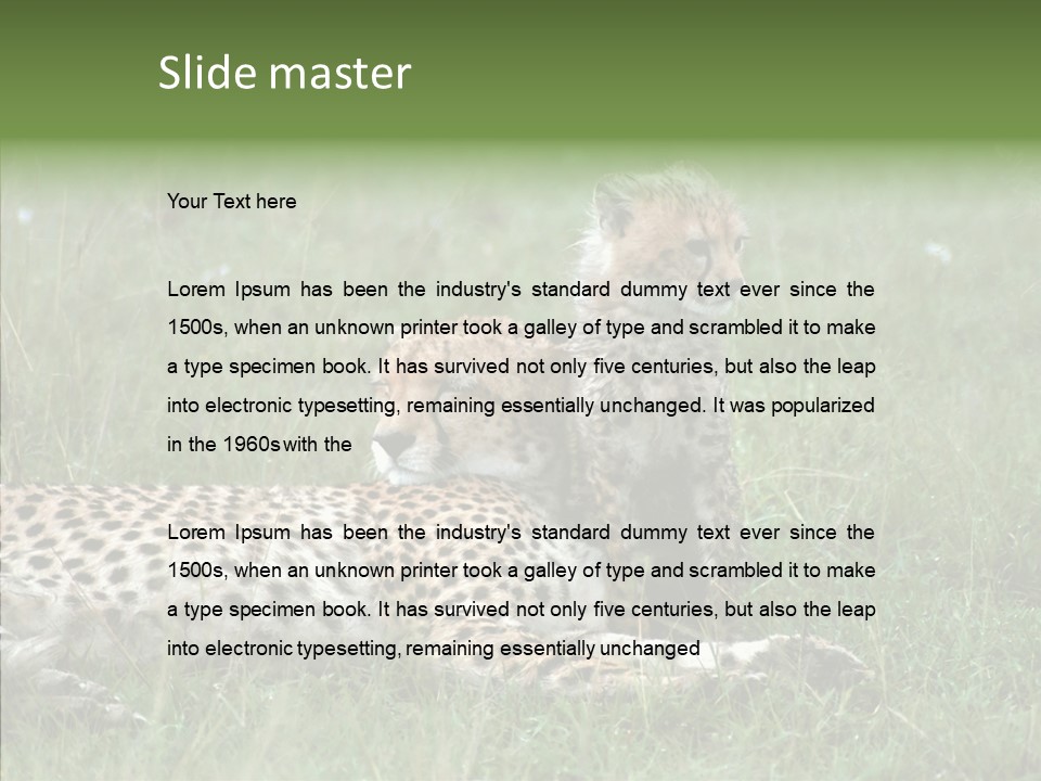 Writing Chair Human PowerPoint Template