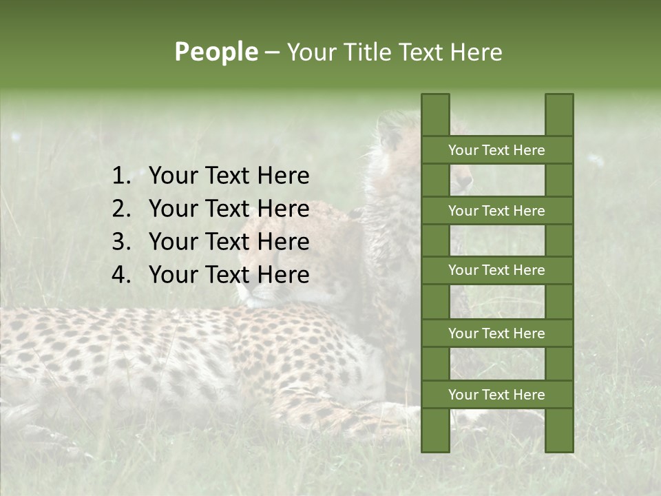 Writing Chair Human PowerPoint Template