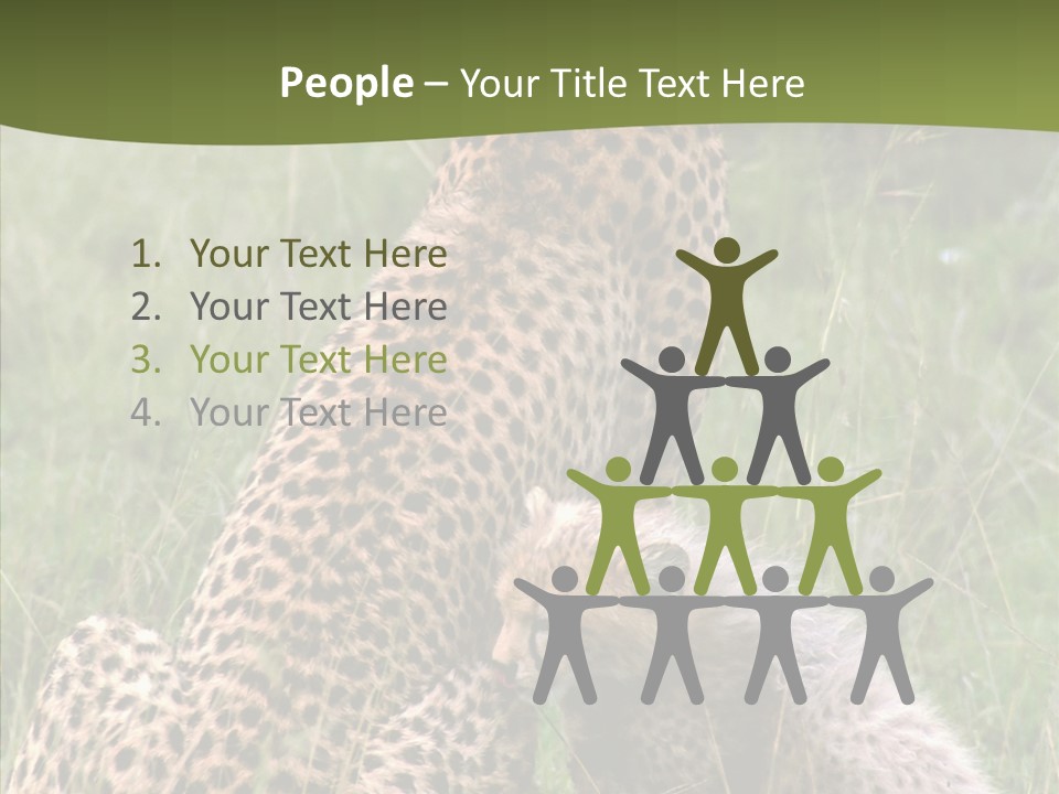 Figure Management Teamwork PowerPoint Template