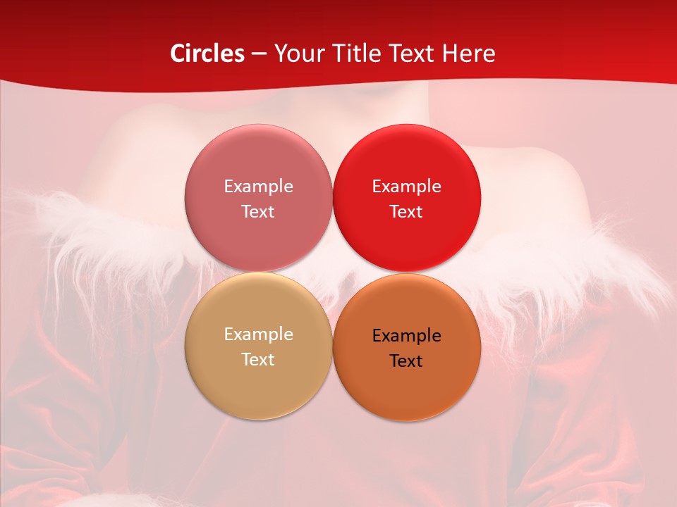 Snow Joyful Coat PowerPoint Template