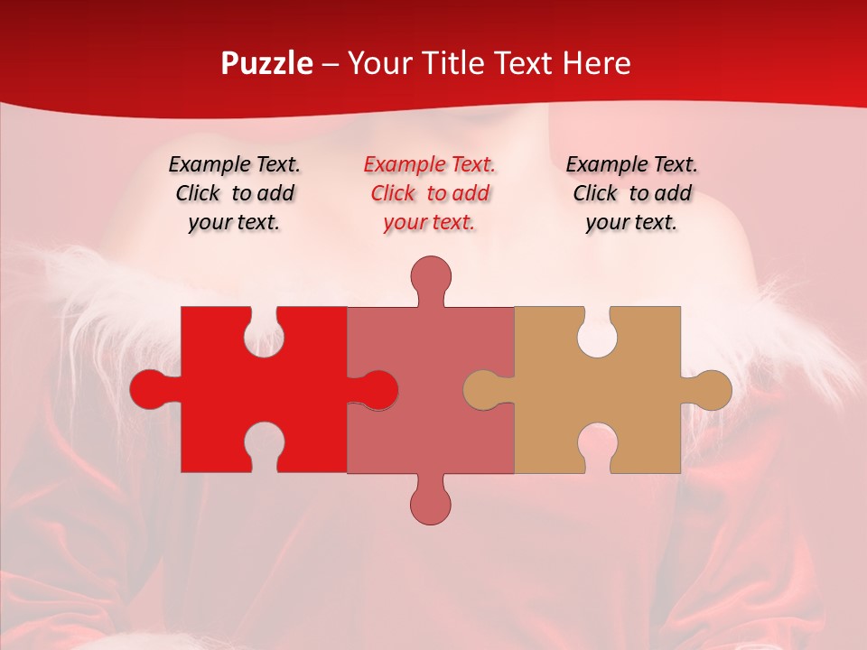 Snow Joyful Coat PowerPoint Template