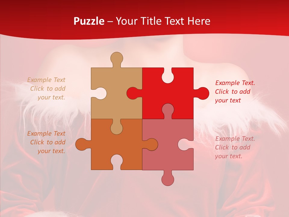 Snow Joyful Coat PowerPoint Template