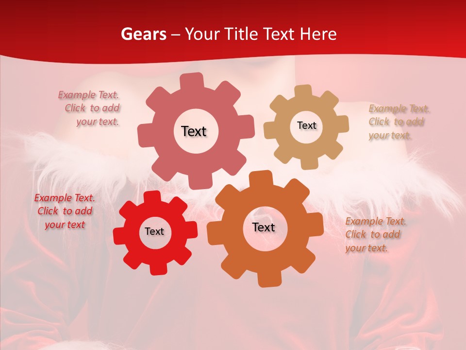 Snow Joyful Coat PowerPoint Template