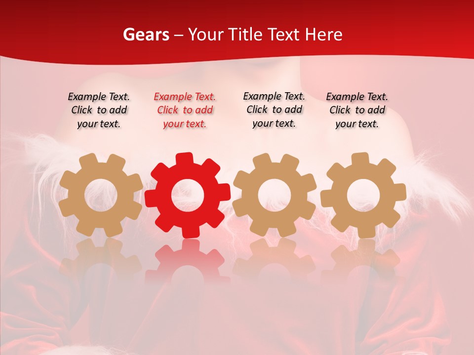 Snow Joyful Coat PowerPoint Template