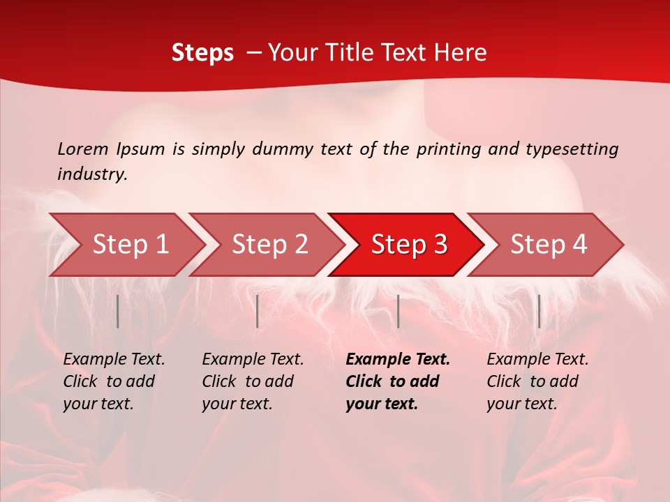 Snow Joyful Coat PowerPoint Template