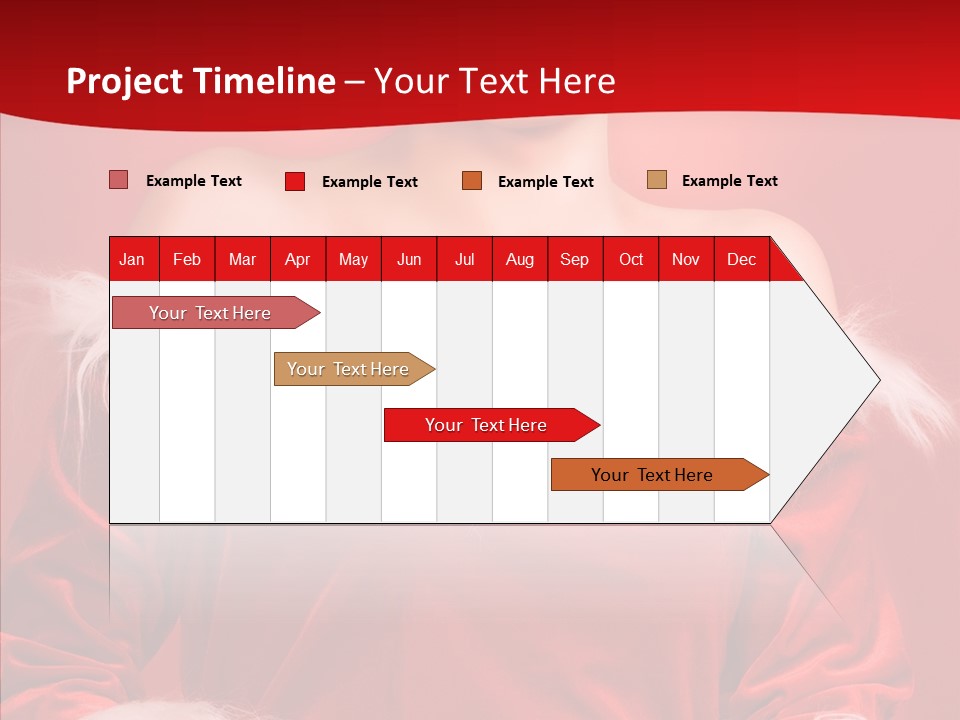Snow Joyful Coat PowerPoint Template