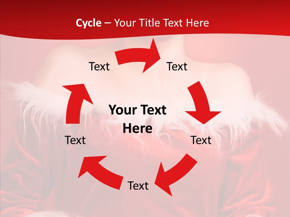 Snow Joyful Coat PowerPoint Template