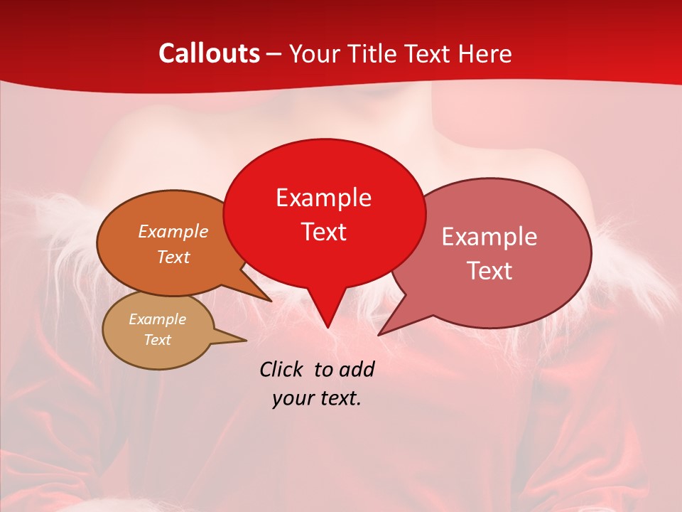 Snow Joyful Coat PowerPoint Template